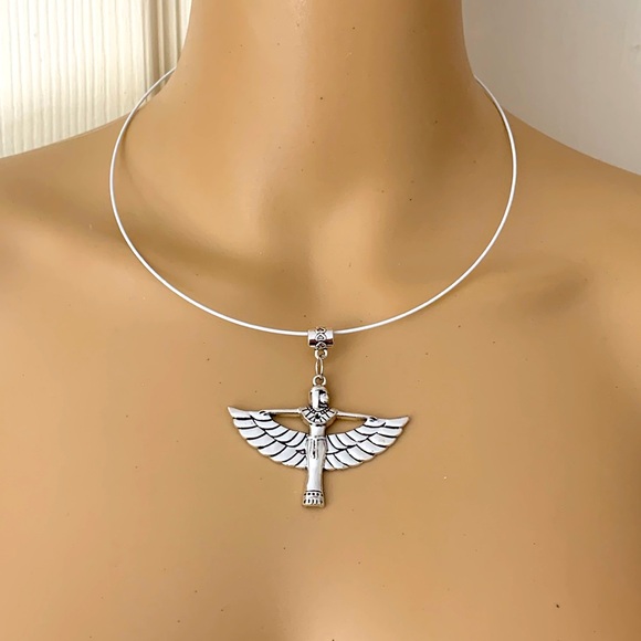 Egyptian Goddess choker necklace - Picture 2 of 8